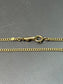 Vintage 14K Gold Curb Link Watch 24.0 inch