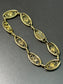 Antique French 18K Yellow Gold Filigree Link Bracelet