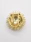 Tiffany & Co. 18K Gold Turquoise Diamond Sea Urchin Brooch