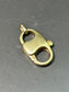 14K Gold Extra Large Carabiner Clasp