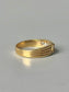 18K Gold Diamond Ribbed Arrow Ring SZ 6