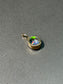 14K Gold Black Opal Charm