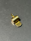 Vintage 18K Gold Whistle Charm