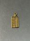 Vintage 14K Gold Articulated Abacus Charm