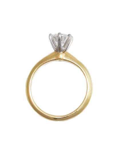 Tiffany & Co. 18K Gold 0.80 CTW Diamond Solitaire Ring