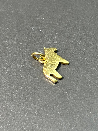DoDo 18K 金骏马吊饰