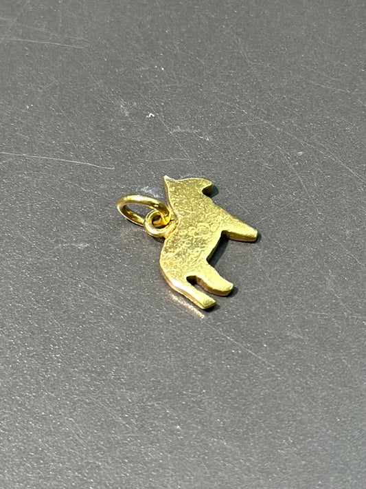 DoDo 18K 金骏马吊饰
