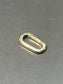 14K Gold Oval Connector Clasp