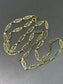 Vintage 18K Gold Filigree Chain Necklace 24.0”