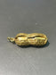 Vintage 18K Yellow Gold Large Peanut Pendant