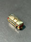 Vintage 14K Yellow Gold Articulating London Double Decker Bus Enamel Charm