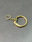 Vintage 18K Gold Carabiner Charm Holder