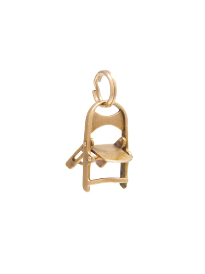 Vintage 14K Gold Articulating Chair Charm