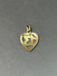 Vintage 14K Gold Open Heart Number “13” Charm