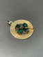 Vintage 14K Yellow Gold Good Luck Clover Pendant