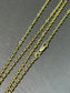 14K Gold Cathy Link Chain Necklace 18.0 inch