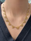 Antique French 18K Yellow Gold Filigree Fringe Necklace