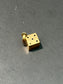 Vintage 18K Gold Dice Charm