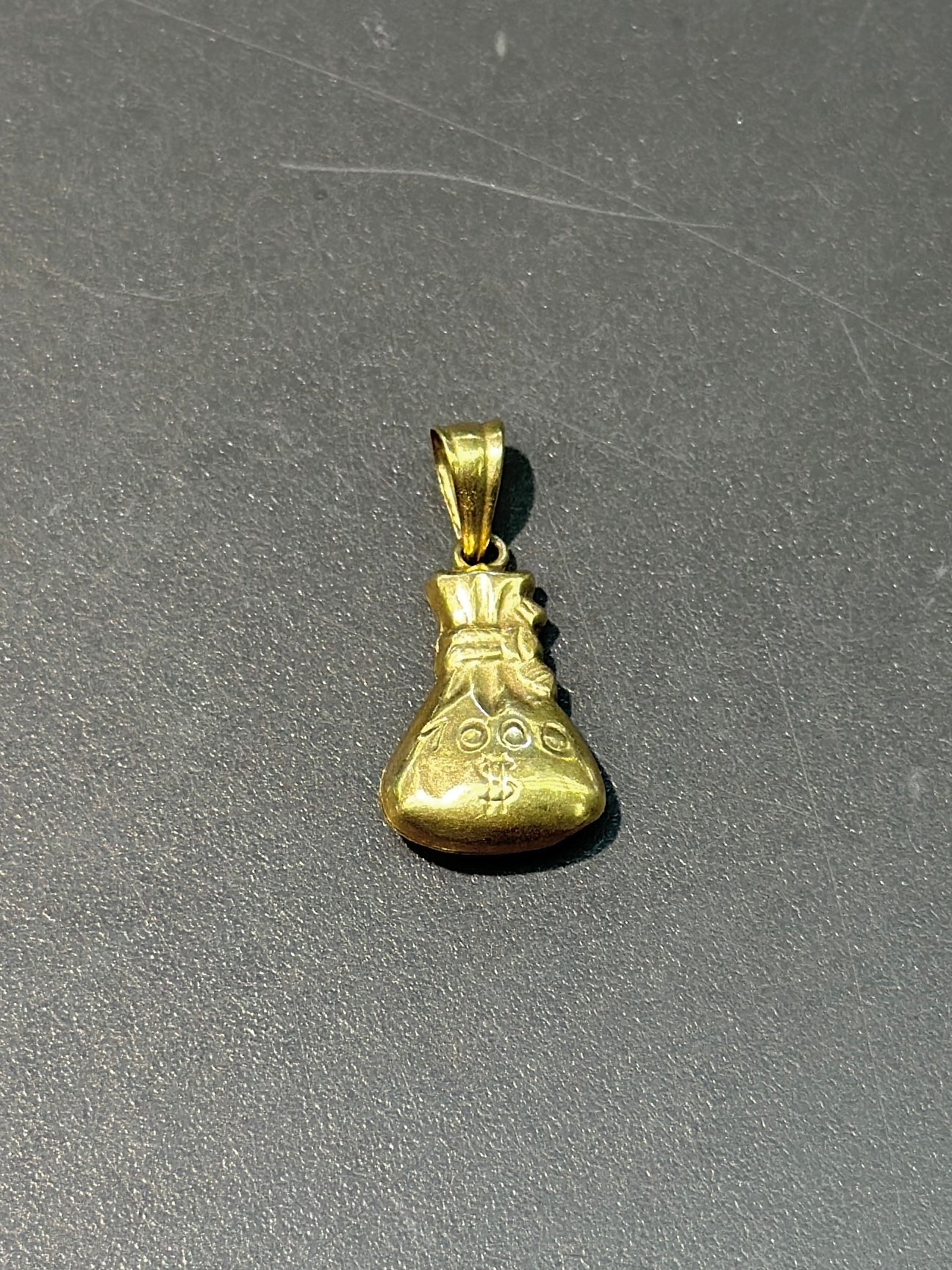 Vintage 14K Gold $1000 Money Sack Charm