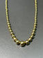 Vintage 14K Gold Graduated Bead Necklace