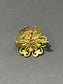 Broche fleur d’opale en or Art Nouveau 14 carats