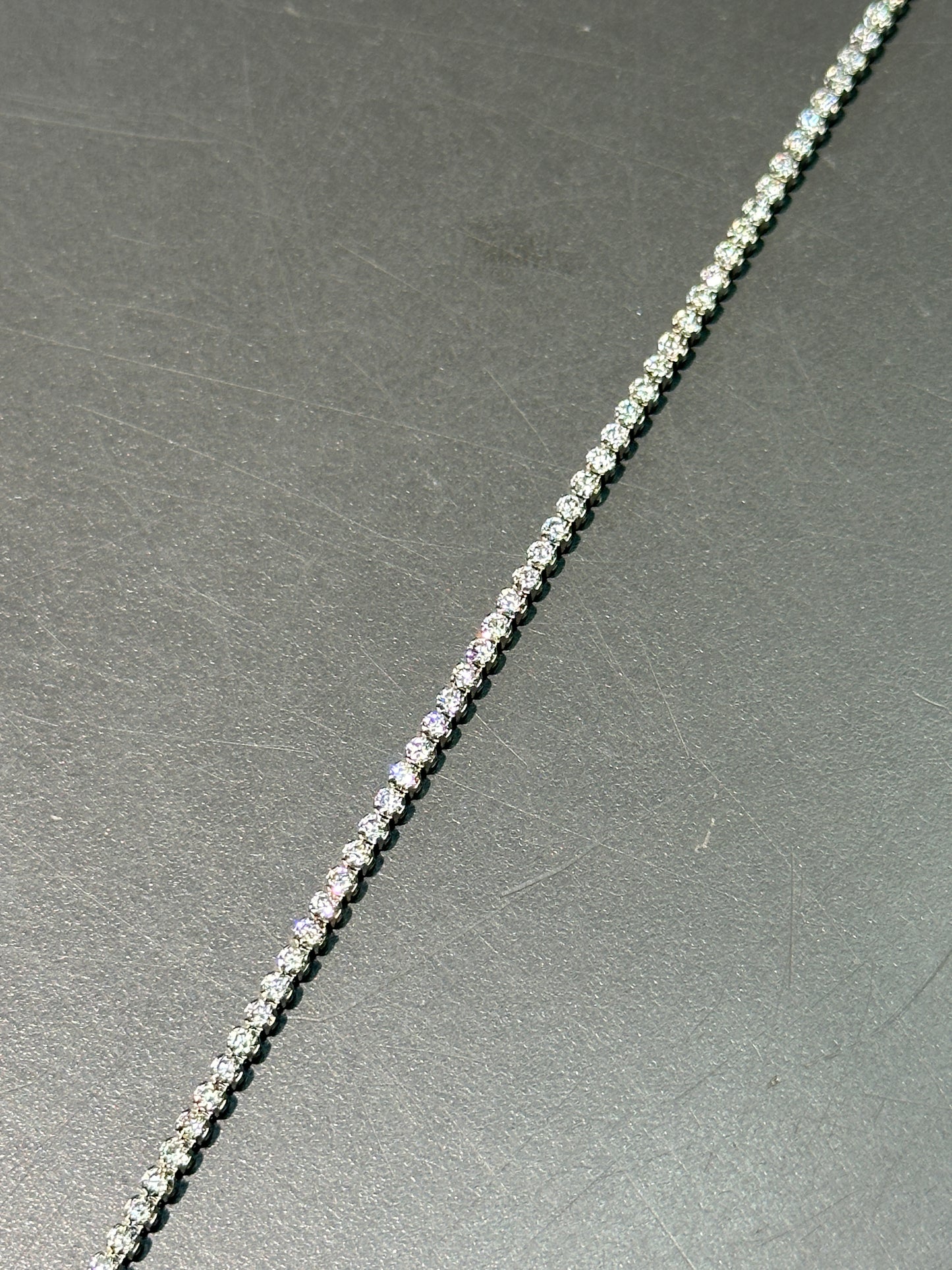 14K White Gold 2.20 CTW Diamond Tennis Bracelet