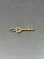 Vintage 18K Gold “13” Key Charm