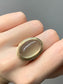 Art Deco 14K Yellow Gold Natural Cabochon  Moonstone Ring