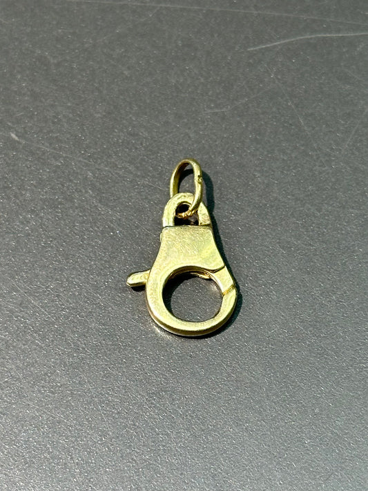 14K Gold Carabiner Clasp