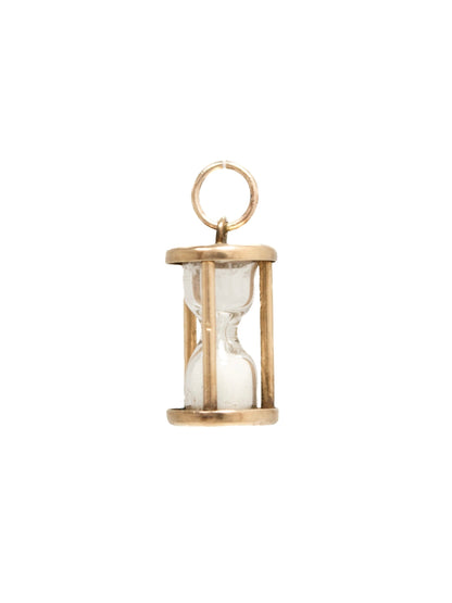 Vintage 14K Gold Working Hourglass Charm