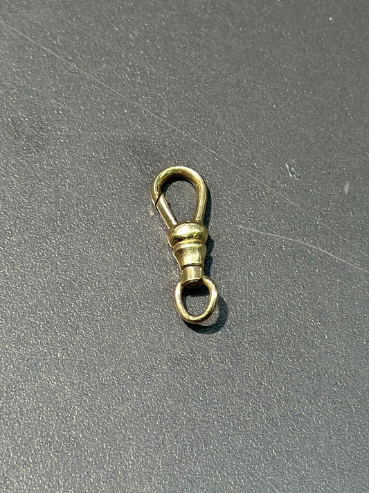 Vintage 14K Gold Small Swivel Dog Clip