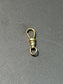 vintage 14K Gold Petit clip pour chien pivotant