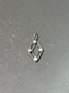 Art Deco Platinum Diamond Rhombus Charm