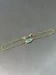 18K Gold Diamond and Turquoise Evil Eye Bracelet