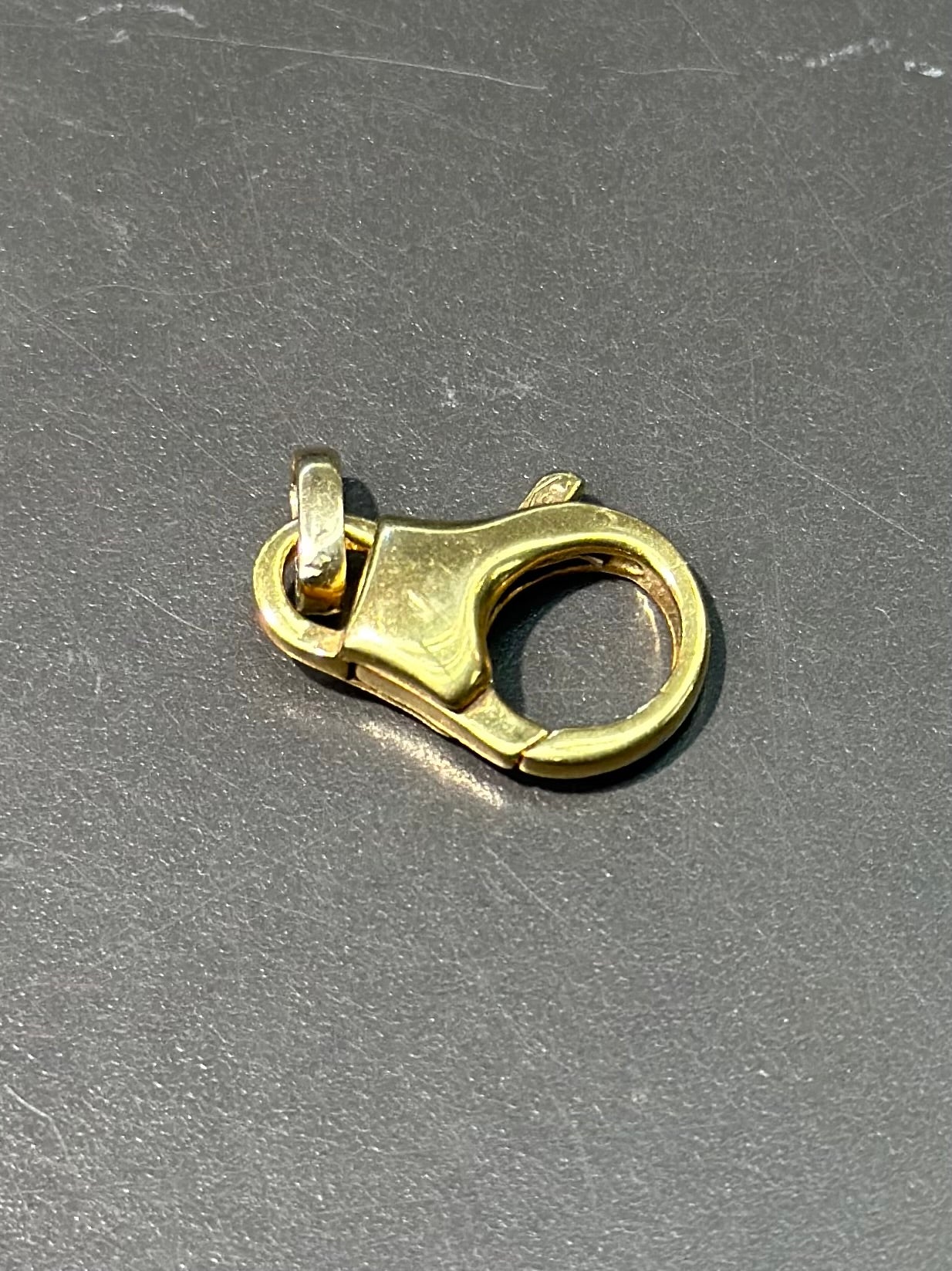 Vintage 14K Gold Carabiner Clasp