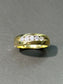 14K Gold Five Diamond Ring SZ 6