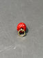 18K Gold Coral Carved Strawberry Charm