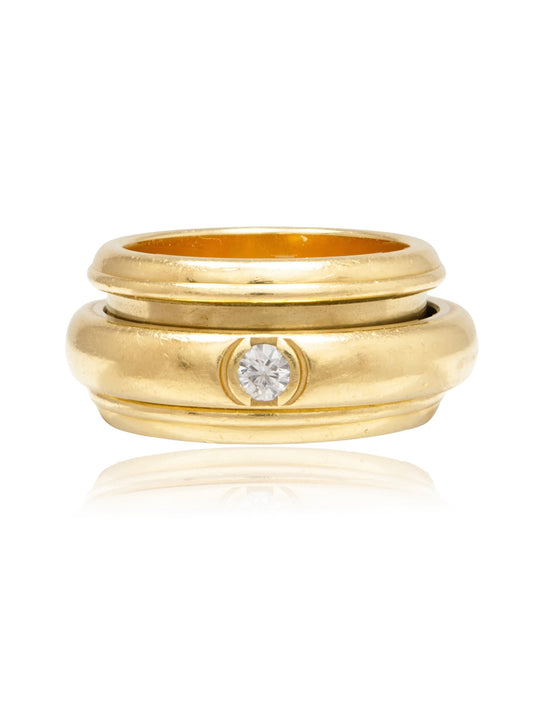 Piaget French 18K Gold Possession Diamond Ring