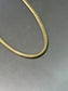 Vintage 14K Gold Snake Chain Necklace 15.5”