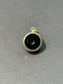 Antique 14K Yellow Gold Banded Agate Cabochon Charm