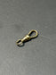 vintage 14K Gold Petit clip pour chien pivotant