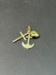 Vintage Italian 14K Gold “Faith, Hope, and Charity” Charm