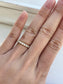 14K Yellow Gold 0.35 CTW Seven Stone Diamond Ring Band