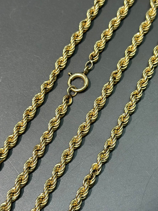 14K Gold Twisted Rope Chain