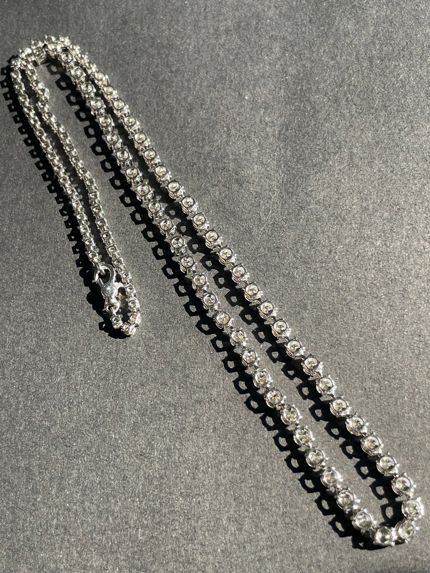 Platinum 8.7 CTW Diamond Graduated Tennis Riviera Necklace