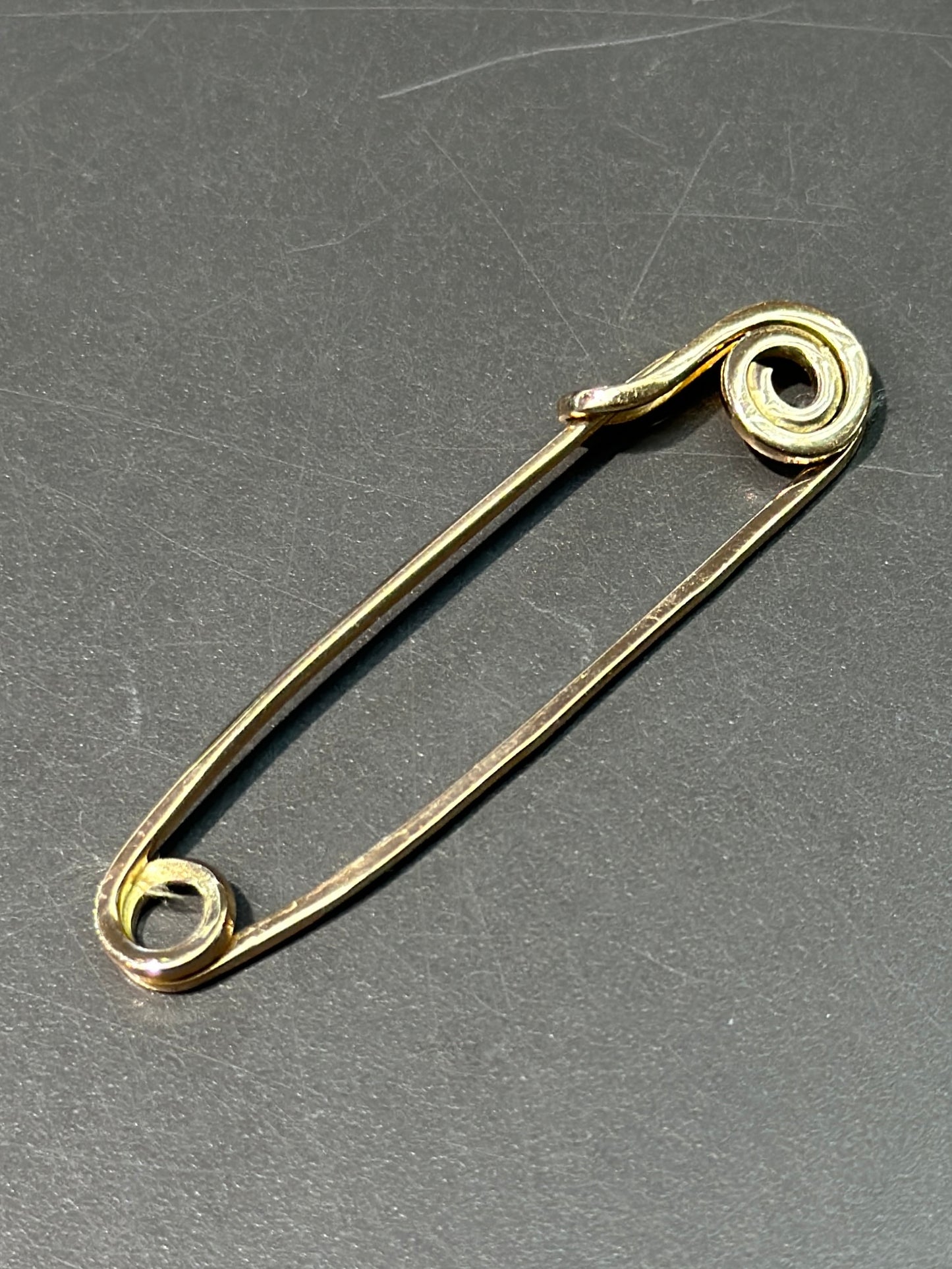 Vintage 14K Gold Safety Pin