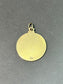 Vintage 14K Gold Marigold October Pendant