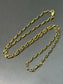 14K Yellow Gold 3.0 mm Solid Oval Rollo Necklace