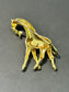 Broche girafe en or 18 carats et diamants Henry Dunay