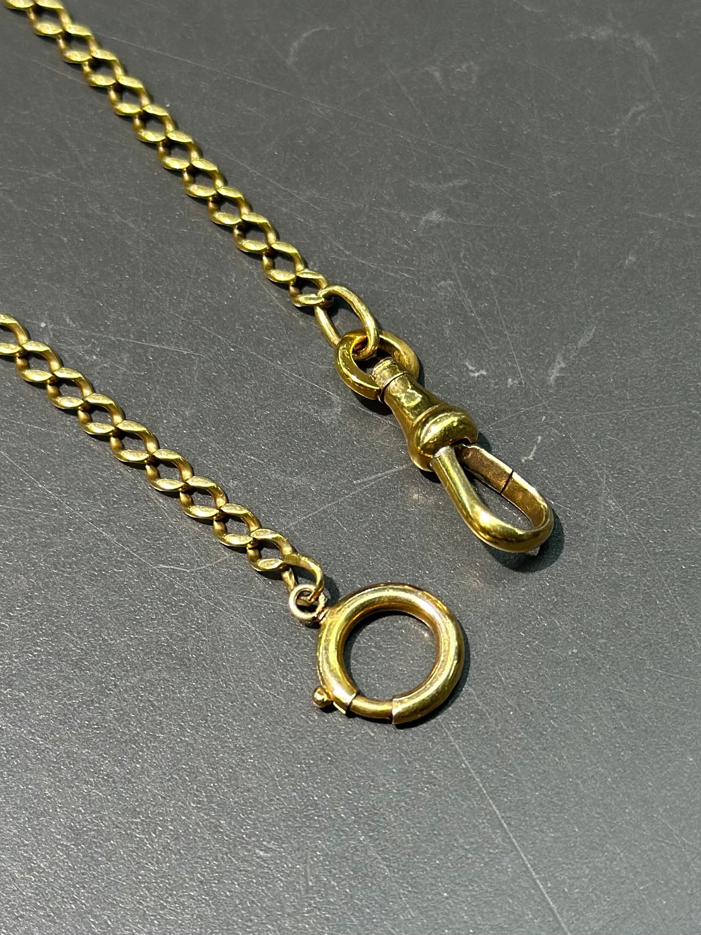 Vintage 14K Gold Curb Link Chain